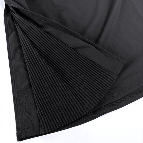 Mock-Neck Half-Zip Pleated Athletic Mini Dress S Tennis Pickleball Golf Preppy - Picture 7 of 8